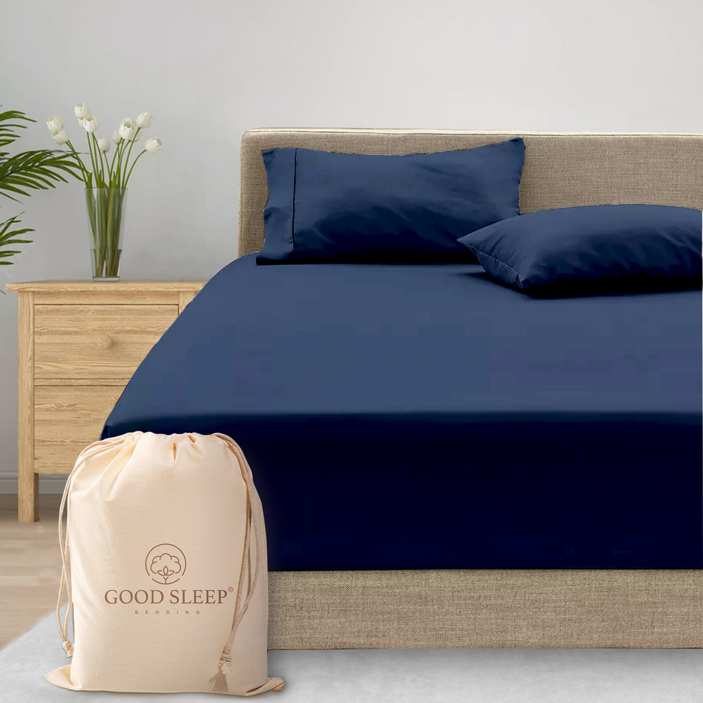 PREMIUM FITTED SHEETS - 1000 Thread Counts - 100% EGYPTIAN COTTON – Good  Sleep Bedding