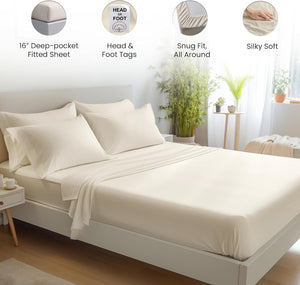 Premium Bamboo Fitted sheet - Good Sleep Bedding 