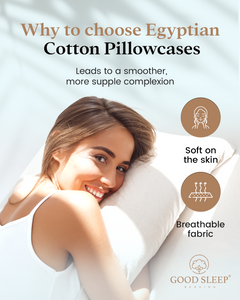 Classic Sateen Pillowcases - Good Sleep Bedding 