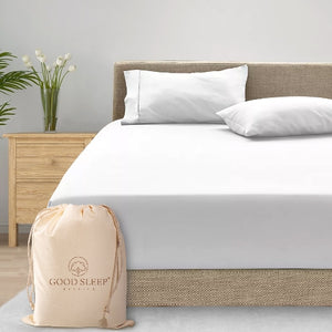 LUXURY FITTED SHEETS - 800 Thread Counts - 100% EGYPTIAN COTTON - Good Sleep Bedding 